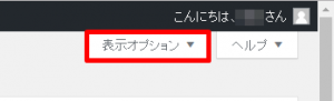ワードプレスの表示オプション