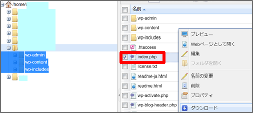 さくらインターネットのＦＴＰツールでサブディレクトリを上位階層のディレクトリに修正