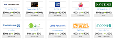 手数料なしでGポイントに交換